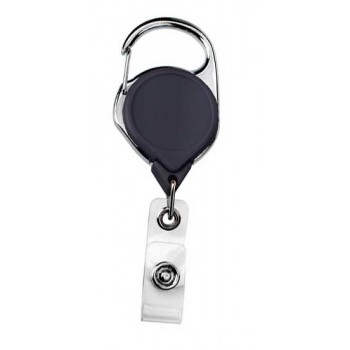 Badge Reel Carabiner with Belt Clip 100 pack